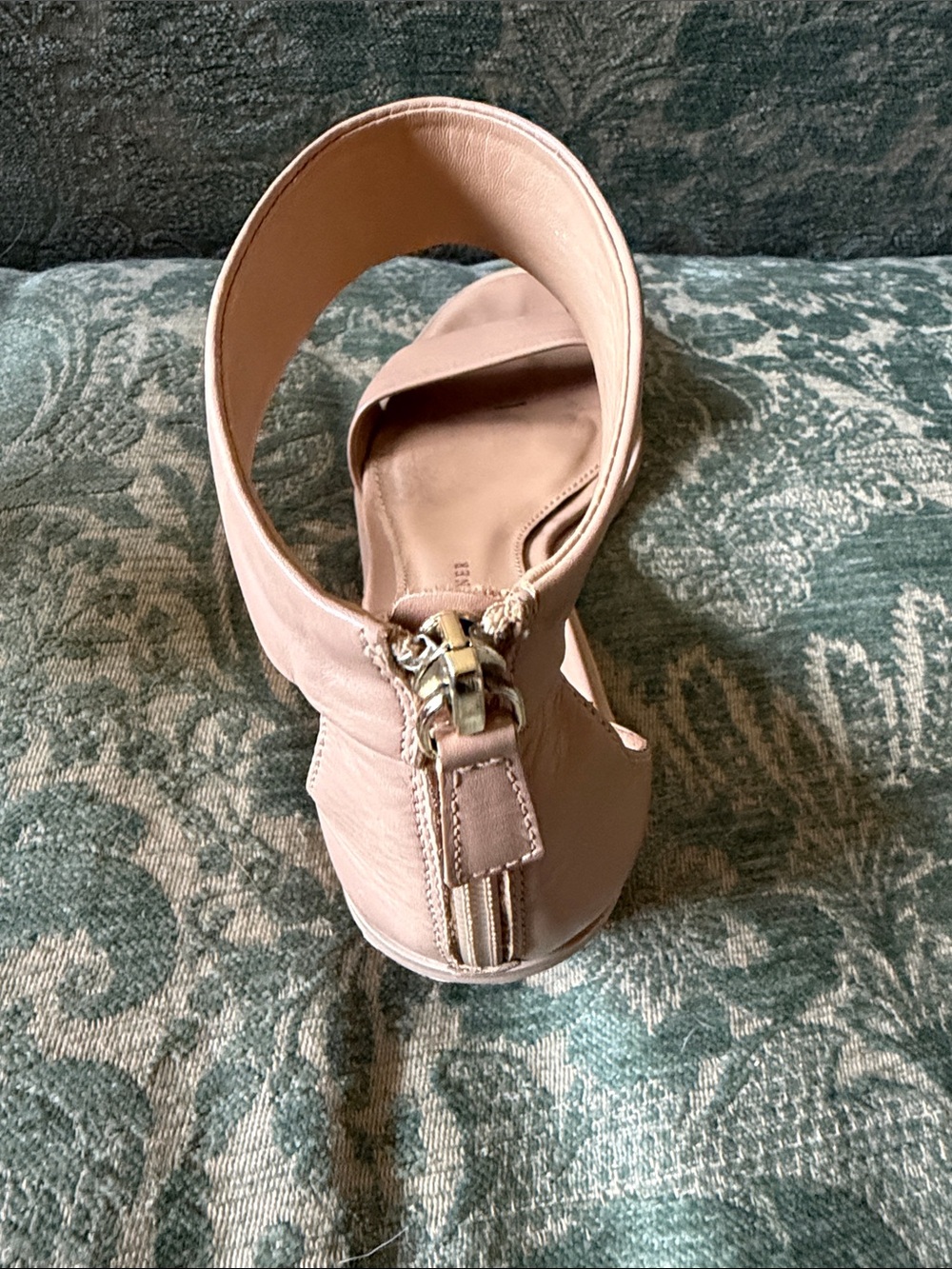 Elaine Turner Blush Pink Ankle-Strap Sandals - Picture 5 of 7
